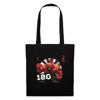 Darts 180 Red Game Champ Dart - Dart Team - Tote Bag - black - Front
