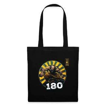 Darts 180 Gelber Game Champ Dart - Dart Team - Stoffbeutel - Schwarz - Vorne