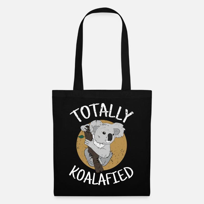 Koala - Stoffbeutel - Schwarz