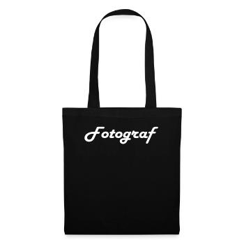 fotograf - Stoffbeutel - Schwarz - Vorne