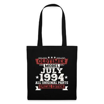 Oldtimer July 1994 28th Birthday Gift Men - Tote Bag - black - Front