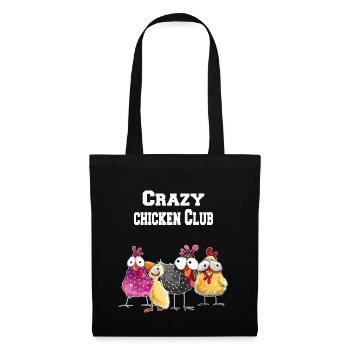 Crazy Chicken Club - Tote Bag - black - Front