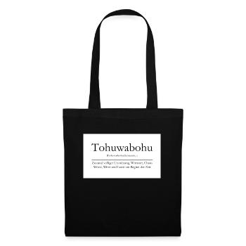 Tohuwabohu - Stoffbeutel - Schwarz - Vorne