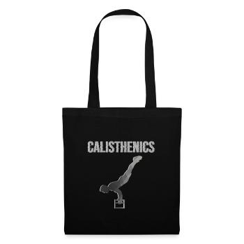 Calisthenics - Street Workout - Stoffbeutel - Schwarz - Vorne