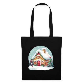 Christmas Gingerbread House - Tote Bag - black - Front