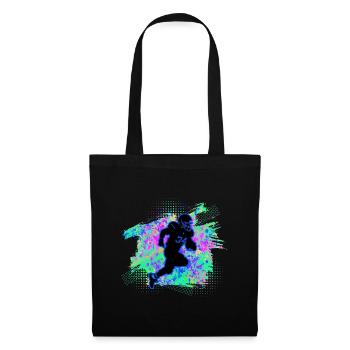 Football américain - Sac en tissu - noir - Devant