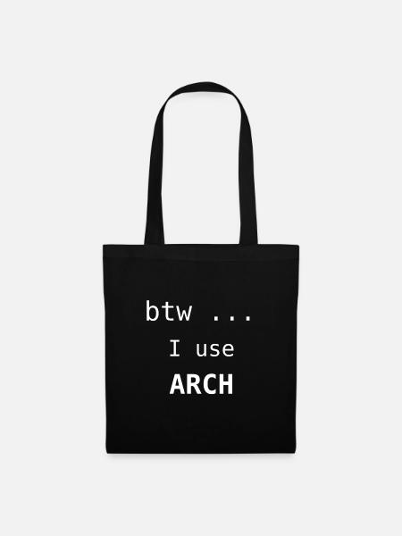 I use Arch - Stoffbeutel - Schwarz