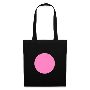 Circle symbol Pink - Tote Bag - black - Front