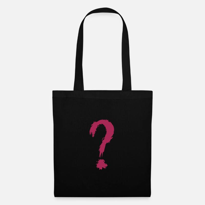 Question mark - Tote Bag - black