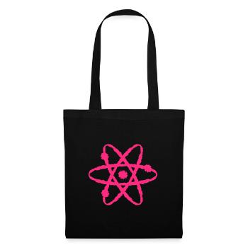 Wissenschaft Symbol - Stoffbeutel - Schwarz - Vorne