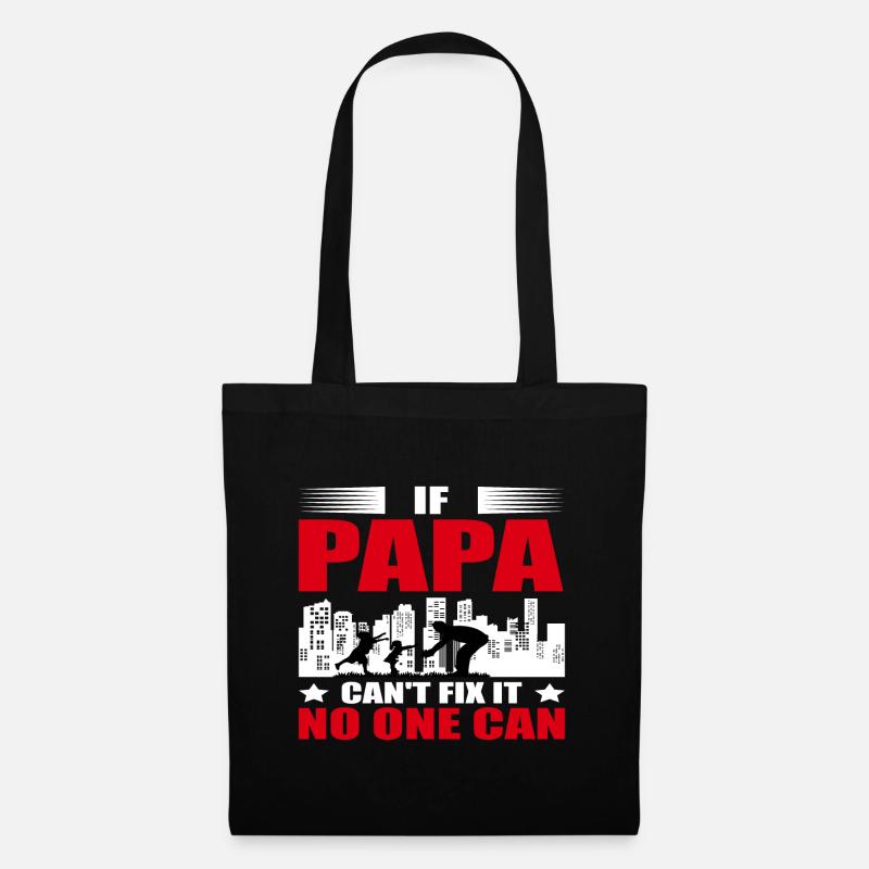 If Not Dad Can Fix - No One Can - Tote Bag - black