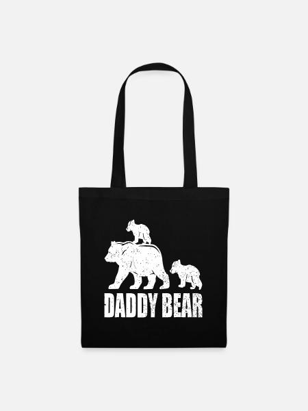 DADDY BEAR - Stoffbeutel - Schwarz