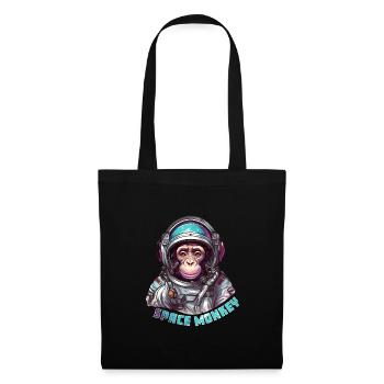 Space Monkey - Tote Bag - black - Front