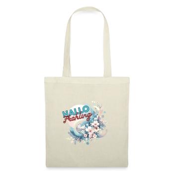 Bonjour le printemps ! - Sac en tissu - nature - Devant