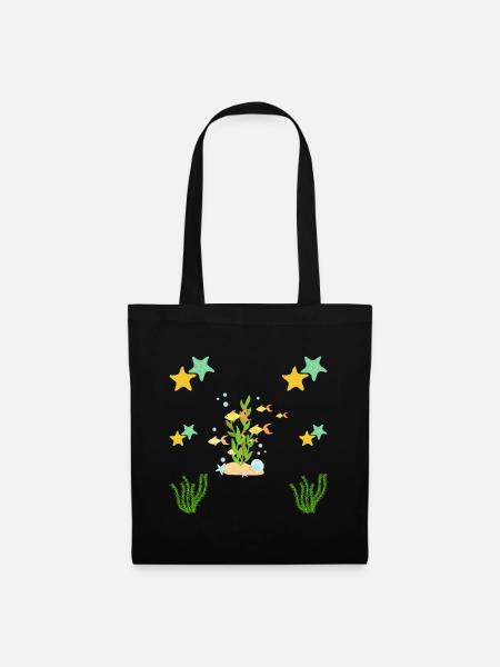 Sous la mer - Sac en tissu - noir