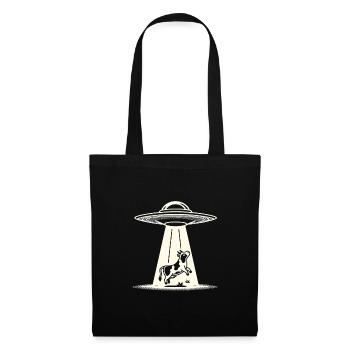 Alien Cow Abduction - Tote Bag - black - Front