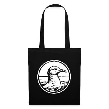 Mouette - Sac en tissu - noir - Devant