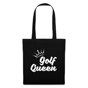 Golf Queen Cadeau Golf Clubs Sports Femme Femmes - Sac en tissu - noir - Devant