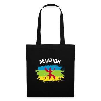 Amazigh - Stoffbeutel - Schwarz - Vorne
