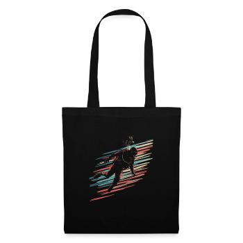 Plongée sous-marine Plongée Diving Diver Vintage - Sac en tissu - noir - Devant
