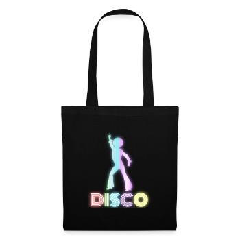 Rétro Disco Disco Dancing shirt pour les années 70 Disco Dan - Sac en tissu - noir - Devant