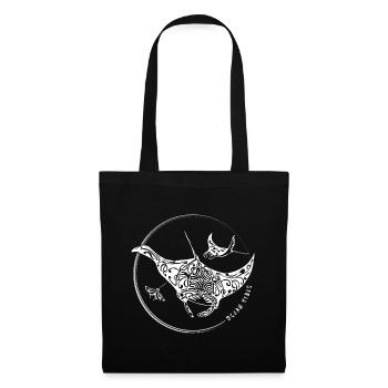 Ray - Desire for the sea, gift, vacation, diving - Tote Bag - black - Front
