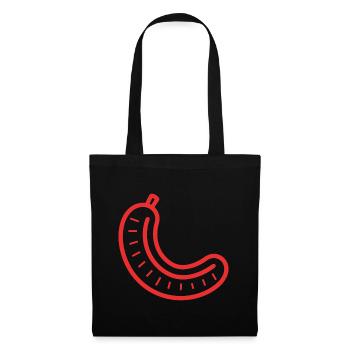 Merguez - Sac en tissu - noir - Devant