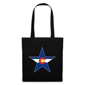 Colorado Fan T-Shirt – Mountains & Adventure - Tote Bag - black - Front