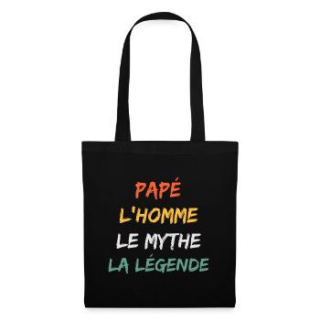 papé - Sac en tissu - noir - Devant