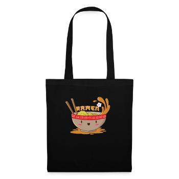 Ramen Japanese noodle soup - Tote Bag - black - Front