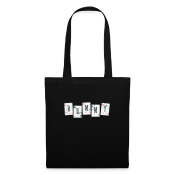 Rummy Card Game Playing Card Hobby Romme - Tote Bag - black - Front