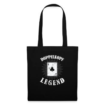 Double Head Legend Card Game Hobby Points - Tote Bag - black - Front