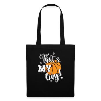 That's My Boy Basketball Amerika USA Fans - Stoffbeutel - Schwarz - Vorne