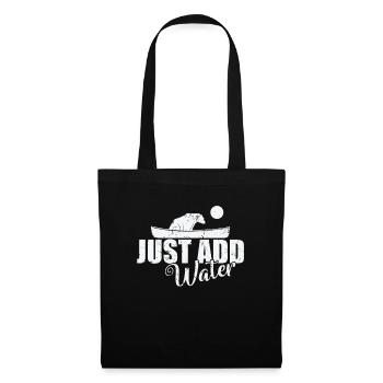 Just add Water Kayak Paddle Boat Canoeing - Tote Bag - black - Front