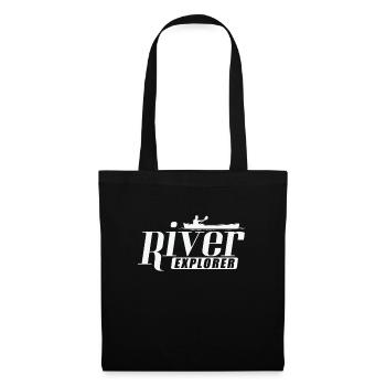 River Explorer Kayak Pédalo Canoë - Sac en tissu - noir - Devant