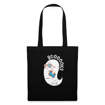 Boooooook’s Ghosts à Halloween Custom - Sac en tissu - noir - Devant