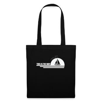 C’est la façon dont le voilier sport sports nautiques - Sac en tissu - noir - Devant