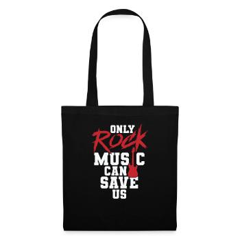 Only Rock Music can Save us Genre Guitar - Tote Bag - black - Front