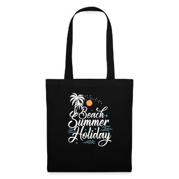 Beach Summer Holiday Holiday Leisure Holidays - Tote Bag - black - Front