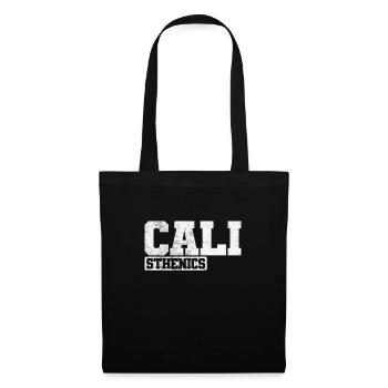 Cali Calisthenics Fitness Workout Körper - Stoffbeutel - Schwarz - Vorne