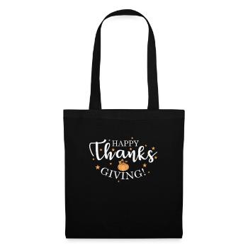 Joyeux merci de donner aux États-Unis des vacances de Thanksgiving - Sac en tissu - noir - Devant