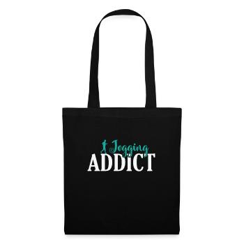 Jogging addict Fitness Sport Running - Sac en tissu - noir - Devant