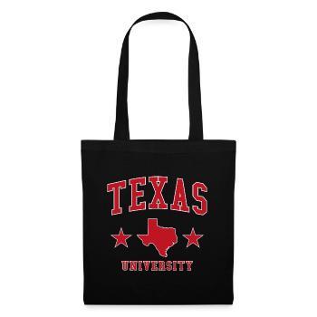 Université du Texas - Sac en tissu - noir - Devant