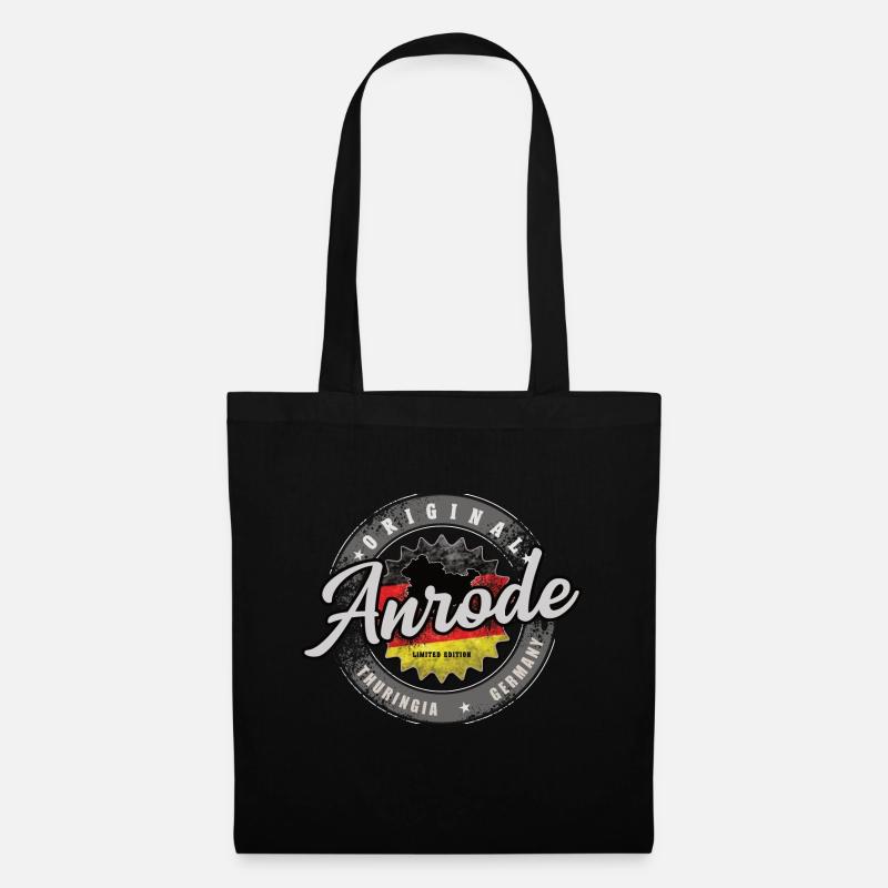 Original Germany Thuringia Anrode - Tote Bag - black