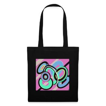 Cool Good Mood Retro Pop Art Design Abstract - Tote Bag - black - Front