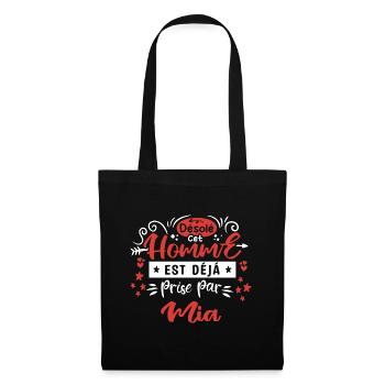 Cadeau Homme déja pris par Mia - Sac en tissu - noir - Devant