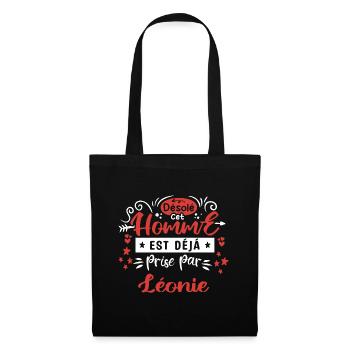Cadeau Homme déja pris par Léonie - Sac en tissu - noir - Devant