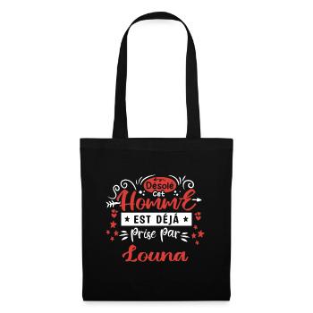 Cadeau Homme déja pris par Louna - Sac en tissu - noir - Devant