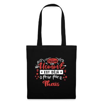 Cadeau Homme déja pris par Thais - Sac en tissu - noir - Devant