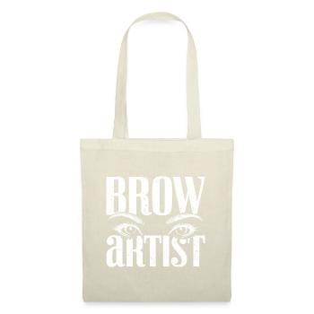 Maquillage Artiste Cadeau Beauté Sourcils Artiste - Sac en tissu - nature - Devant